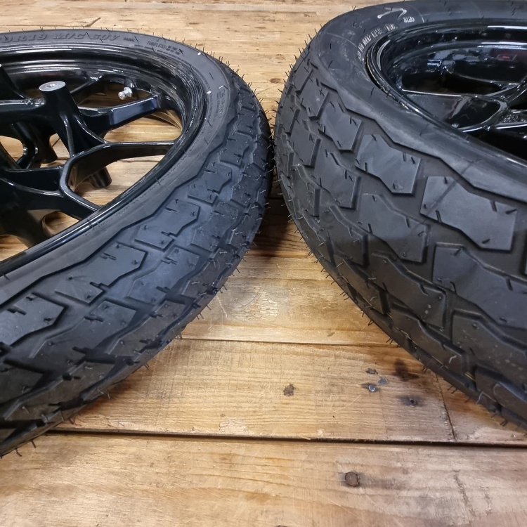Indian FTR 1200 pair of wheels and tyres
